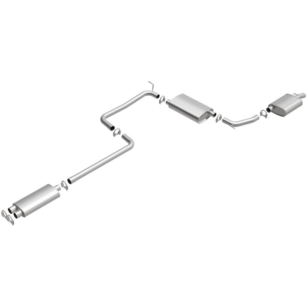 Fits 1998-2004 Chrysler Intrepid Direct-Fit Replacement Exhaust System 106-0520